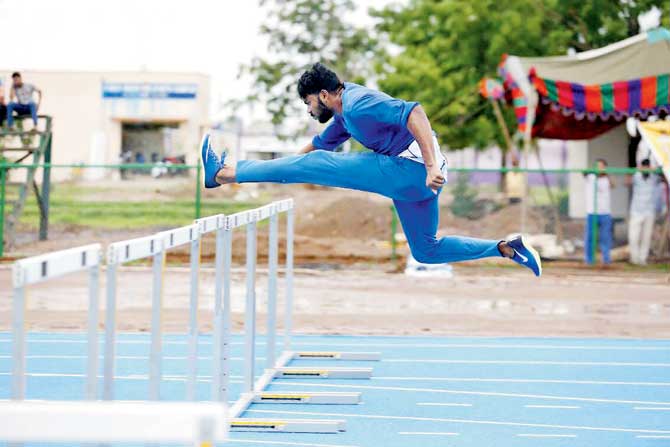 Siddhant Thingalaya, who holds the national record in 110m hurdles, is training under American speed specialist Gary Cablayan