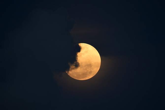 Super Blue Blood Moon. Pic/ AFP