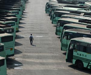 Commuters stranded across Tamil Nadu as bus strike enters 4th day