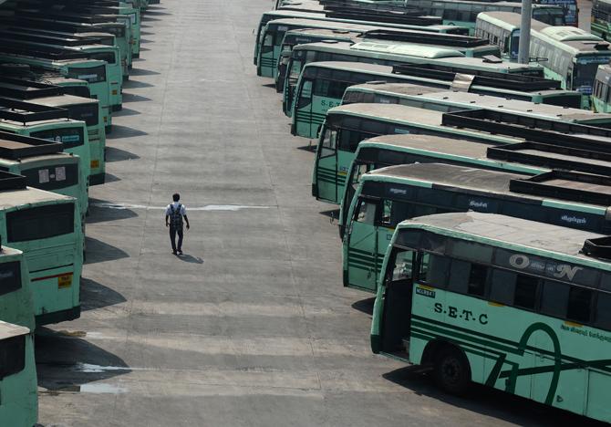 Tamil Nadu, bus strike, Chennai