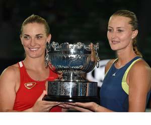 Australian Open: Timea Babos, Kristina Mladenovic win women's doubles title