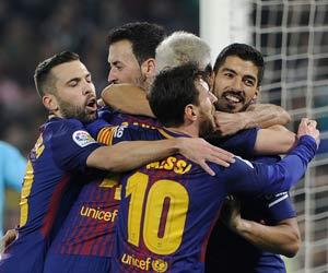 Barcelona crushes Real Betis 5-0
