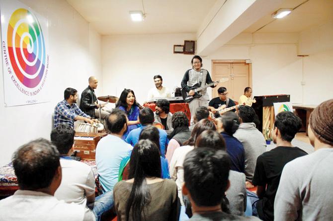 A class in progress at the centre in Shillong