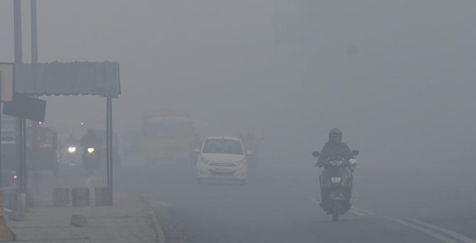 Fog in Mumbai