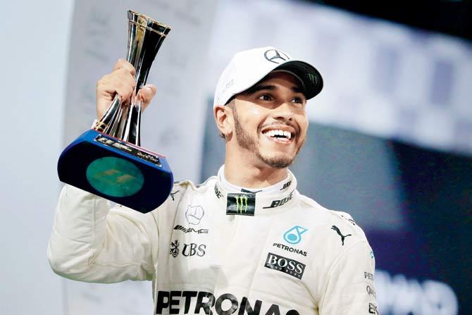 F1 champion Lewis Hamilton