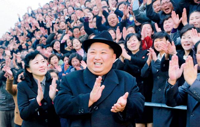 North Korean leader Kim Jong Un has refused to give up development of nuclear missiles. Pic/AFP