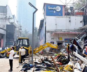 Crackdown on illegal structures continues post Mumbai pub fire