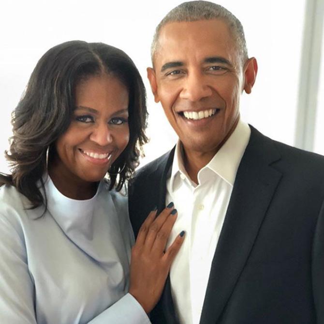 Michelle and Barack obama