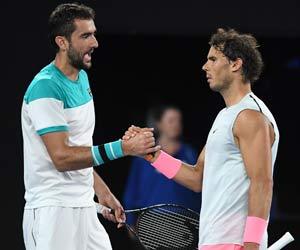 Marin Cilic reaches semi-finals after Rafael Nadal retires hurt