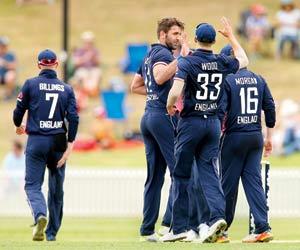 Liam Plunkett, Adil Rashid strike as England make positive start
