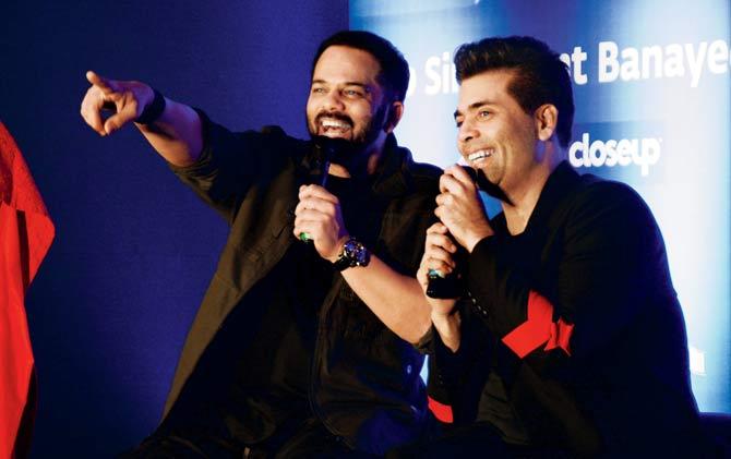 Rohit Shett and Karan Johar