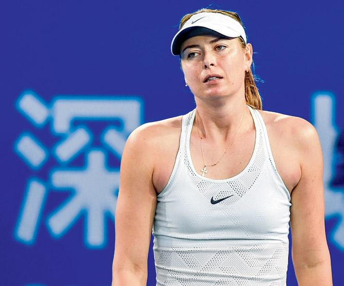 Maria Sharapova. Pic/ AFP