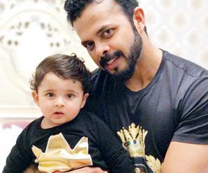 S Sreesanth's latest photo with his son Suryasree is too adorable!