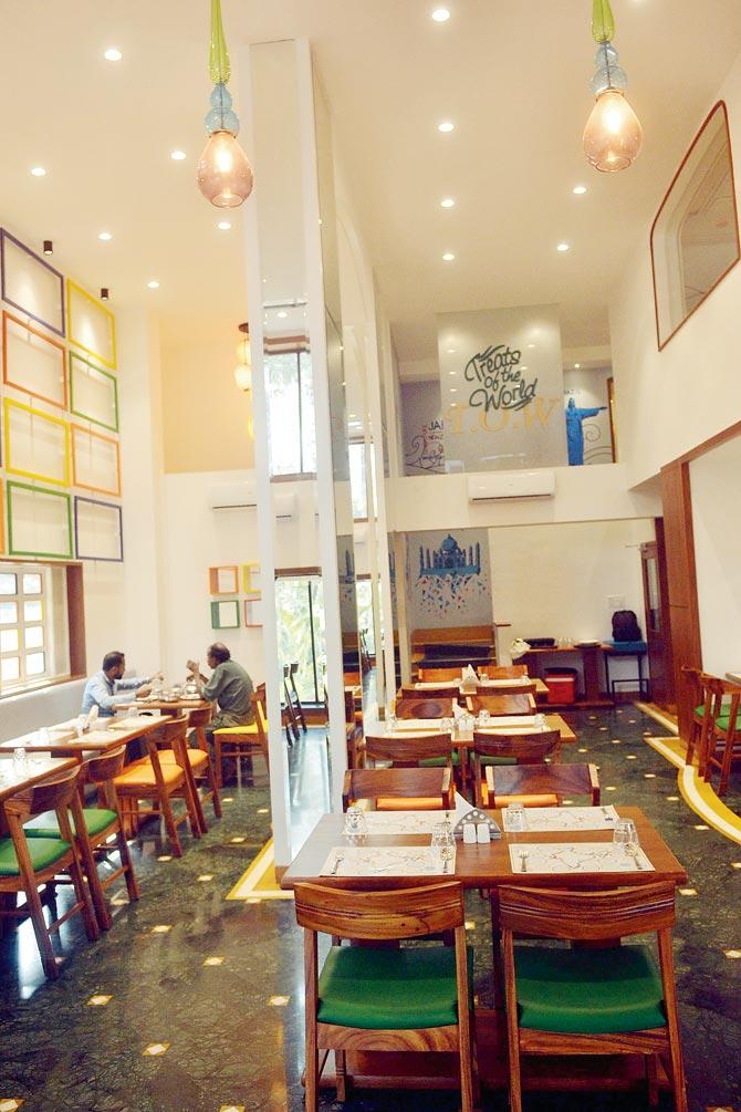 The interiors of Treats of the World in Thane