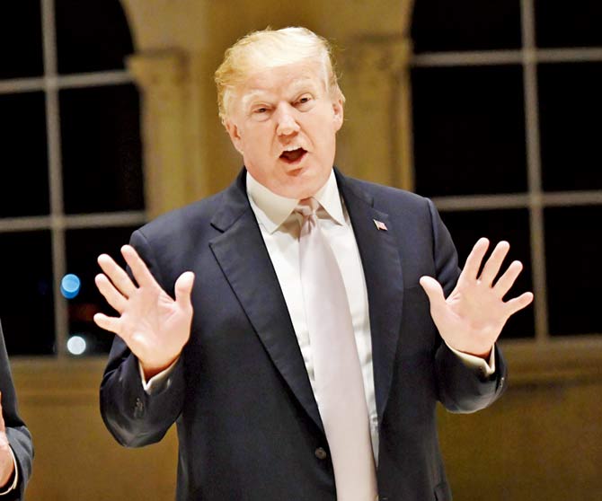 Donald Trump. Pic/ AFP