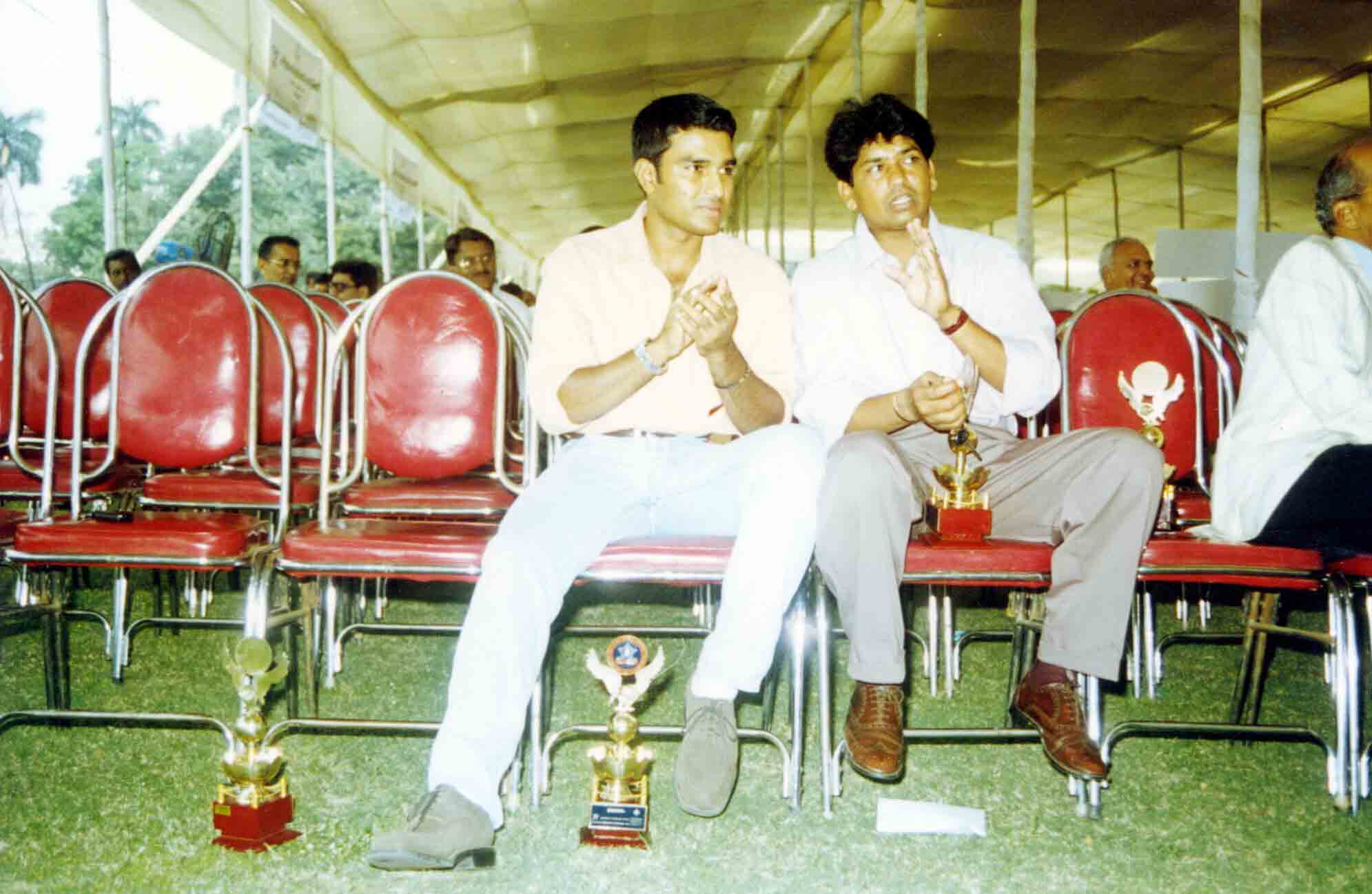 He released his autobiography in 2018 named 'Imperfect', which shed light on his life and gave reasons why his cricketing career was short-lived playing only 111 matches in Indian colours. (In Pic: Sanjay Manjrekar with Chandrakant Pandit.)
