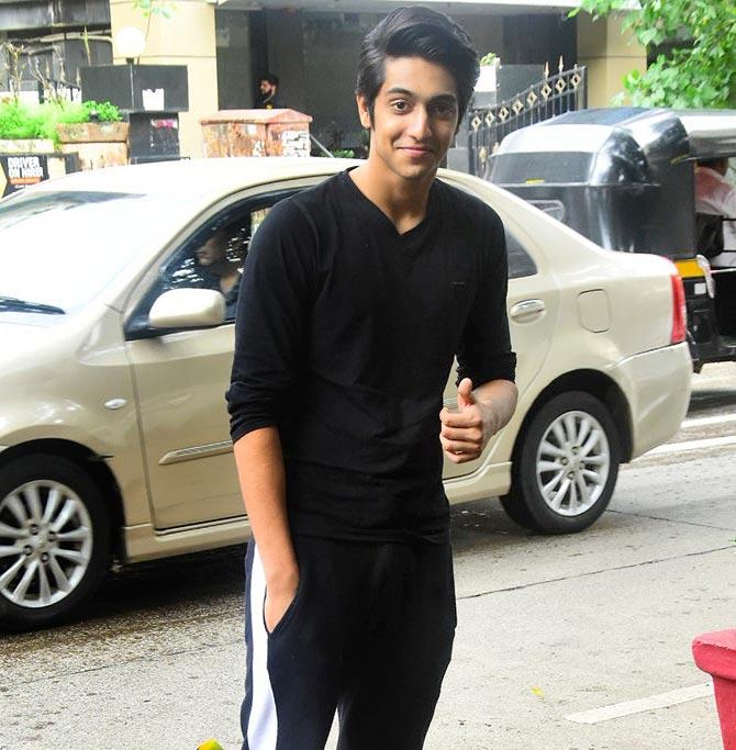 Ananya's cousin Ahaan Pandayy was also spotted in Bandra