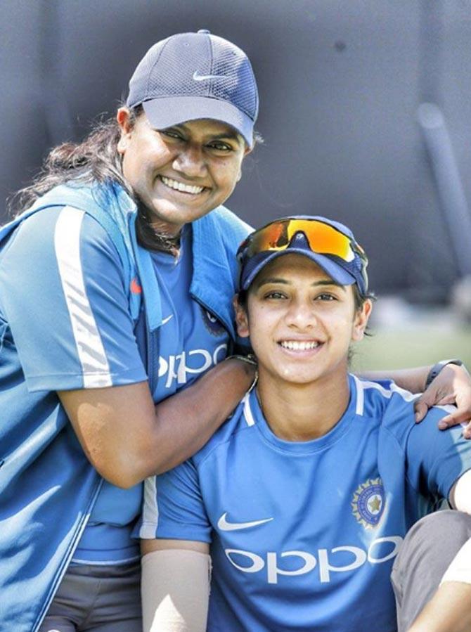 Smriti Mandhana scored her maiden ODI hundred only in her second game which was against Australia in 2016. Her second ton came at the 2017 Women's Cricket World Cup. She scored two more after that.