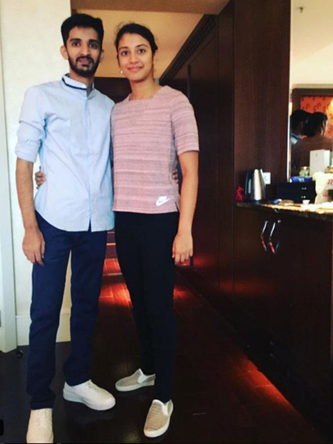 Both, Smriti Mandhana's father and brother are district-level players