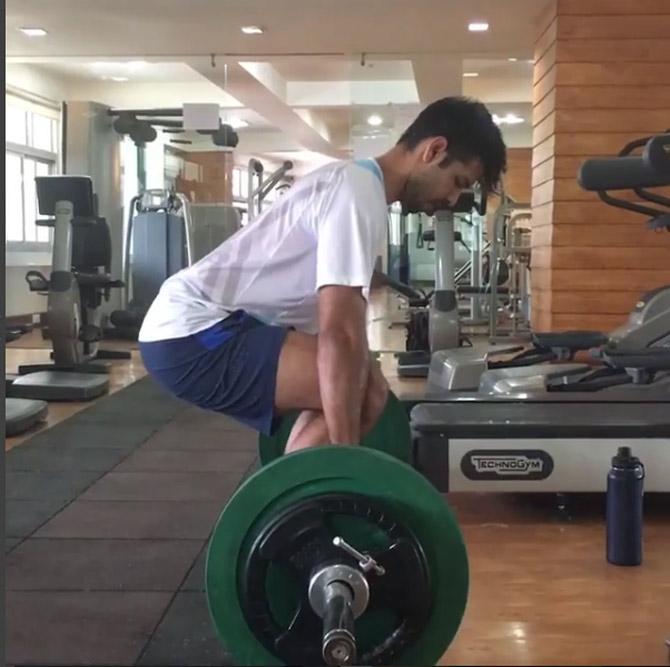 Naman Ojha is also known to be a very hard worker off the pitch, spending hours in the gym to keep himself fit for his battles on-field