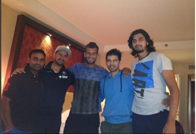 Naman Ojha seen partying with Mohit Sharma, Amit Mishra, Ishant Sharma amongst others