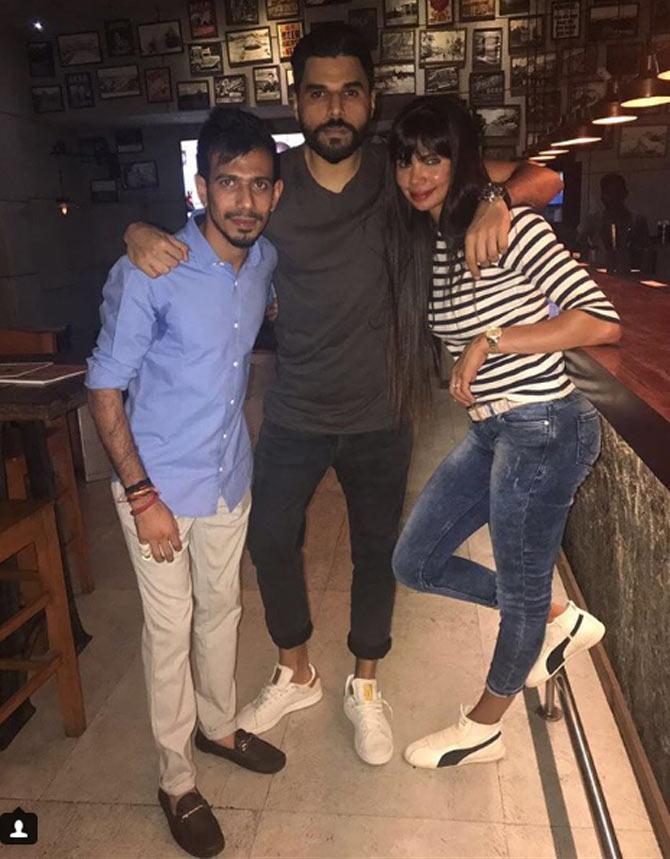In Picture: Yuzvendra Chahal partying with friends at a pub