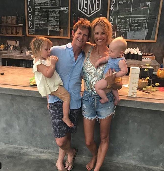 Jonty Rhodes got married to Melanie Wolf in October 2014. In 2015, Melanie gave birth to a baby girl in Mumbai. Two years later in 2017, their son was born in Santacruz, Mumbai, as well.