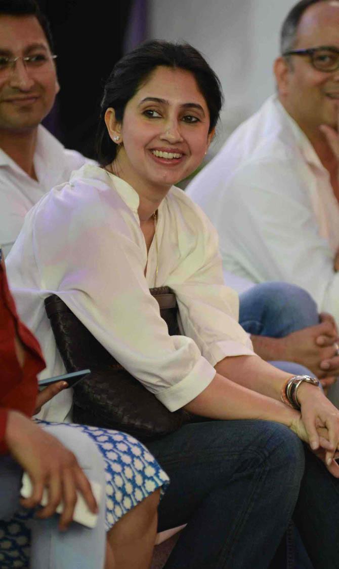 Rinke Khanna clicked when she attended a literary and cultural festival in Delhi, back in 2016