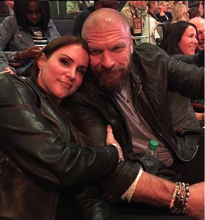 Triple H earlier dated, female wrestler, the late Chyna, for several years on-screen and off-screen before starting a storyline relationship with Stephanie McMahon on television. His reel relationship gradually turned into a real romance and Triple H called it quits with Chyna.