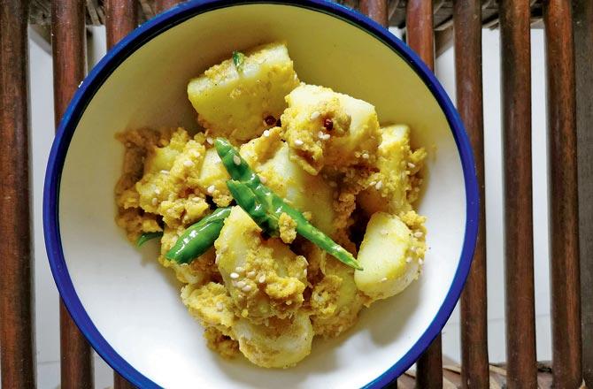 Aloo ko achaar
