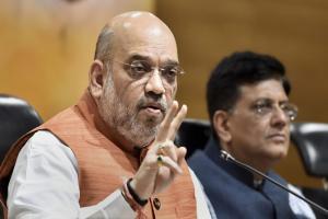 NSUI files police complaint against Amit Shah