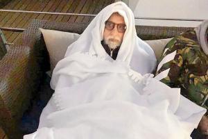 Russian cold! Amitabh Bachchan wraps himself from head to toe
