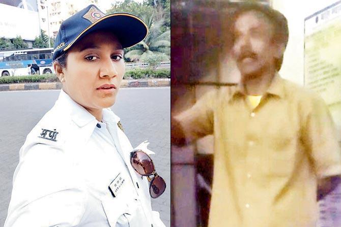 Traffic constable Minaj Khan caught errant auto driver Mohd Kalim