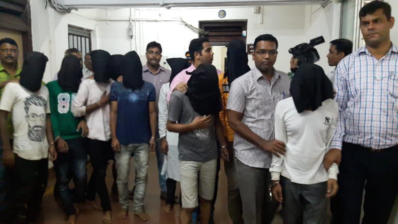 Police arrested the 9 accused within 48 hours of the crime taking place