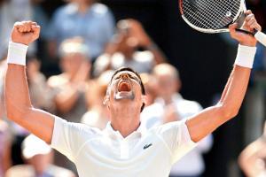 Wimbledon:Djokovic blasts 'unnecessary' warnings after QF victory over Nishikori