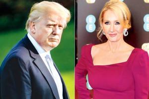 Author JK Rowling roars at Donald Trump, again!