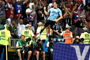 FIFA World Cup 2018: Cavani fires Uruguay into last eight as Ronaldo dream ends