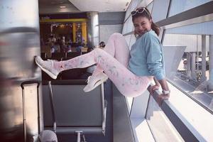 Dabangg Tour: Jacqueline Fernandez does a celebratory dance on her way back home
