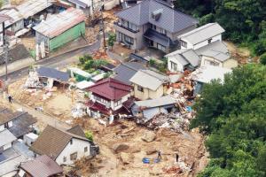 Japan floods, landslides kill 38