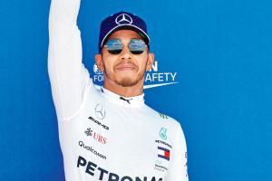 Lewis Hamilton vrooms to pole at British GP