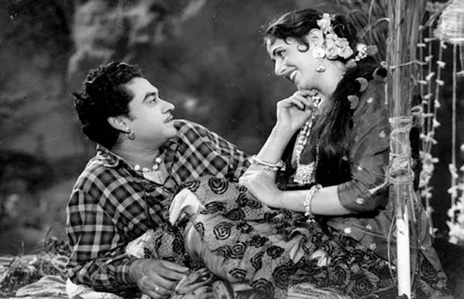 With Kishore Kumar