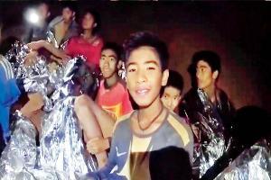 Thailand cave: Video shows boys in 'good health'