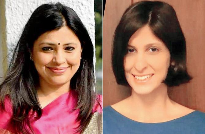 Meher Mirza and Amrita Chowdhury