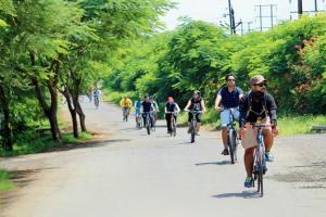 Ride your way through three vineyards in Nashik before your a tasting session