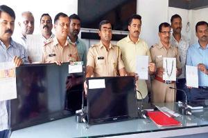 Night thieves get unlucky as cops trace stolen TVs