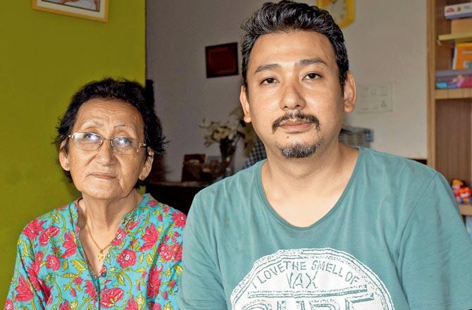 (From left) Ganita and Prashant Pradhan