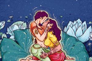 Graphic narrative recalls a tale of love story between two queens in Ramayana