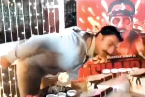 Ranveer Singh celebrates his birthday with three cakes and many Nutella jars
