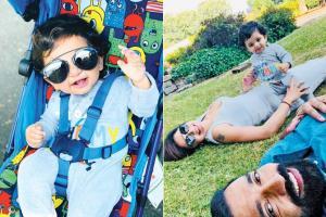 Robin Uthappa and wife Sheethal's baby boy Neale Nolan looks cool in sunglasses