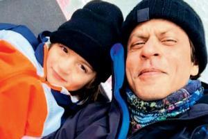 Shah Rukh Khan recreates DDLJ 'aao' moment with son AbRam Khan